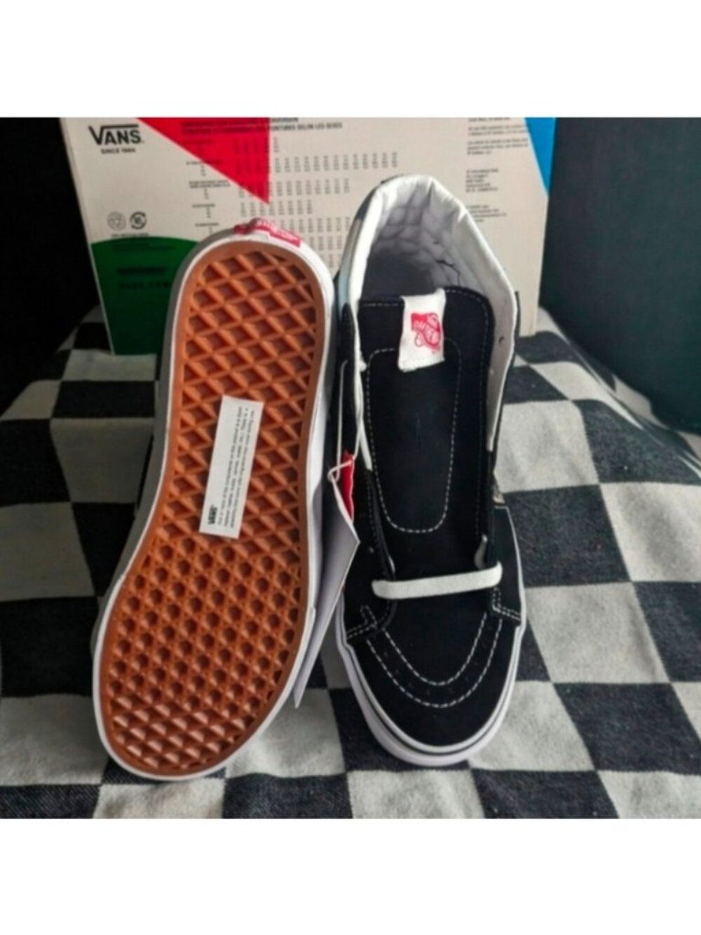 VANS SK8-HI Black MOCA FRANCES STARK Women 8.5 VNOA5KRHA55 072026 - Picture 8 of 10